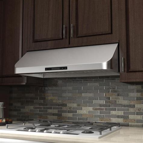 stainless steel in cabinet range hood|quietest under cabinet range hoods.